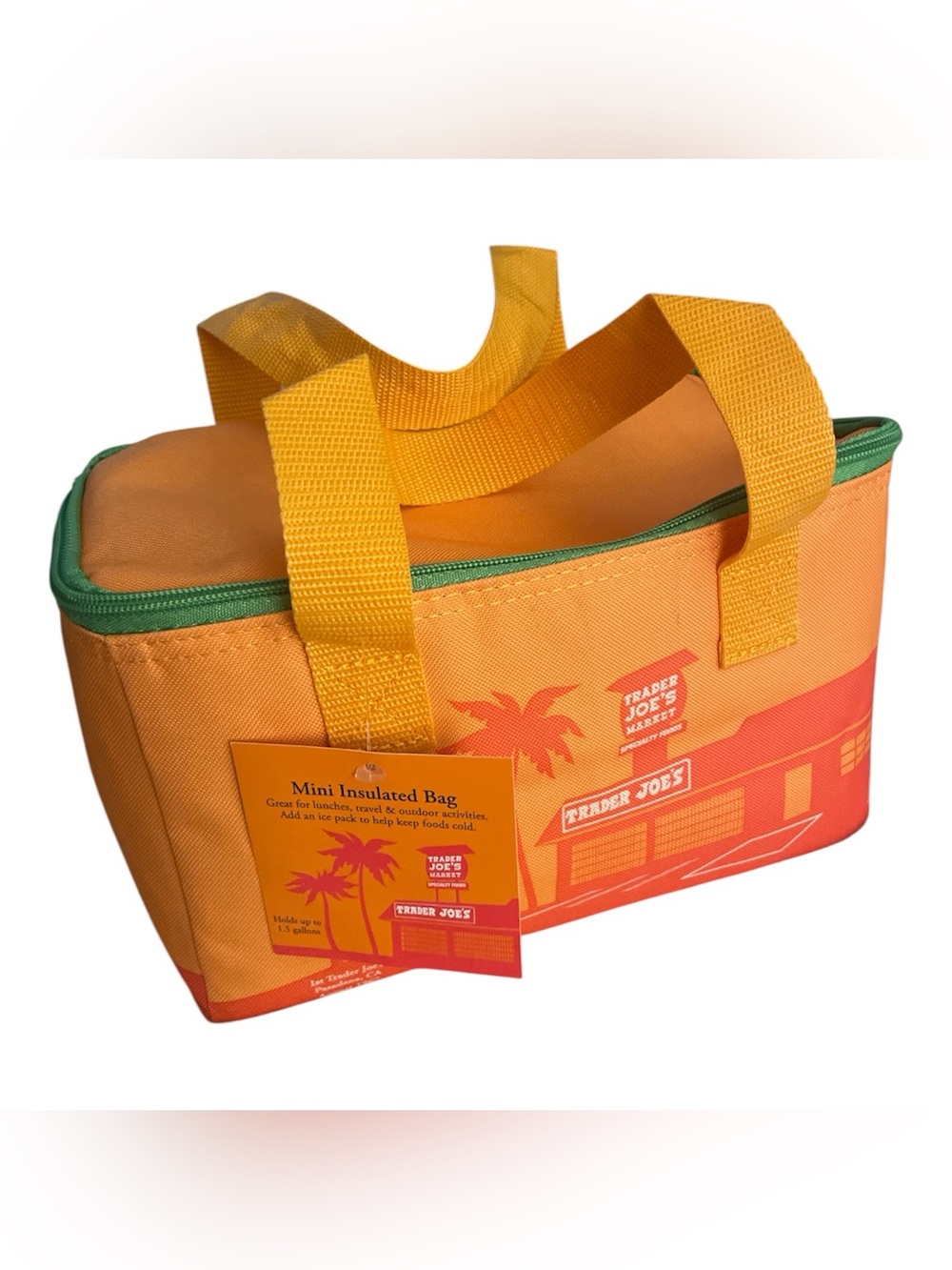 Trader Joe’s Orange Mini Insulated Lunch Bag